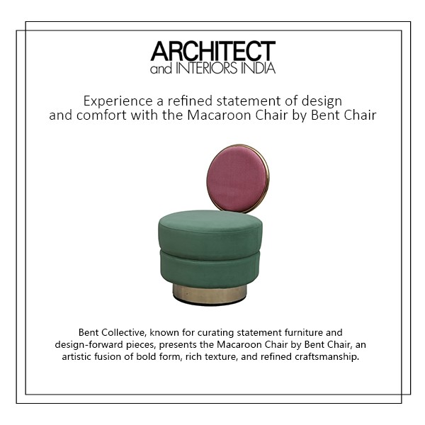 Experience refined design and comfort with the Macaroon Chair by Bent Chair